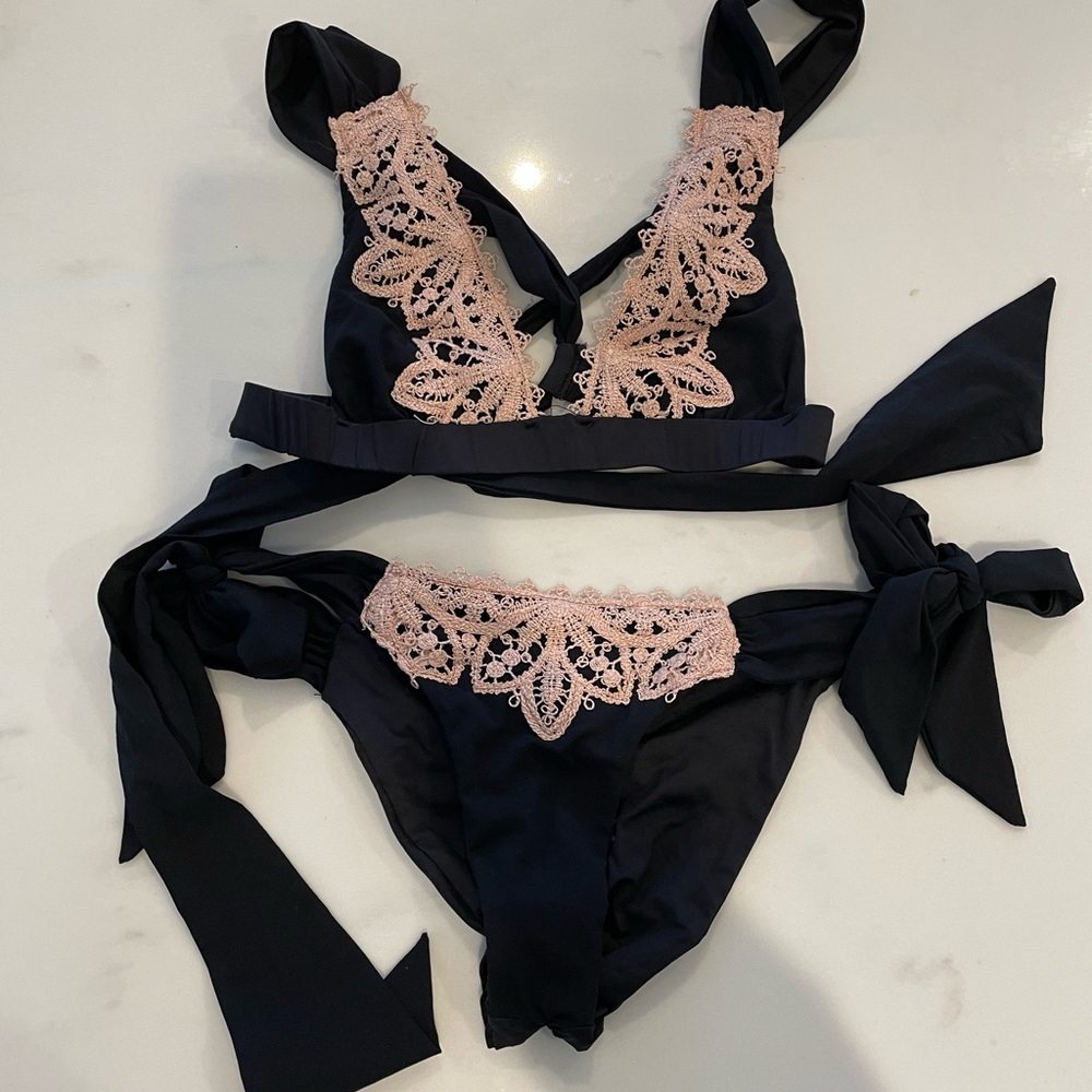 Blue Life Lace Bikini